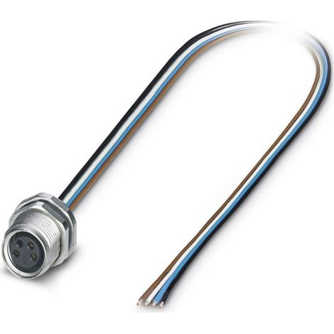 Phoenix Contact 1456093 Connettore da pannello per sensore o attuatore M8 Presa 0.50 m Numero di poli: 4 1 pz. (1/2)