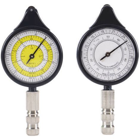 2 Pcs Carte Télémètre Odomètre Multifonction Compass Curvimètre Appareil, Opisomètre, Curvimètre (1/5)
