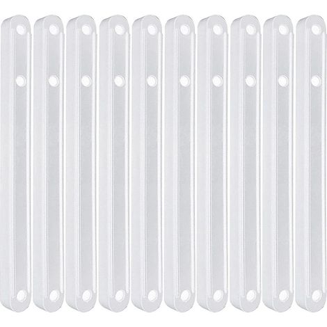 Lot de 2 rails de guidage de tiroir, plastique, 180 mm, organiseur de meubles (1/5)