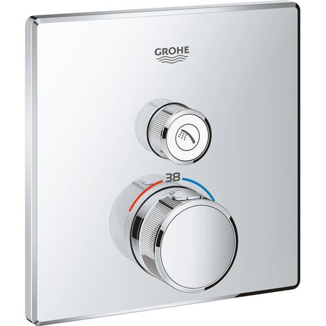 El termostato Grohe Grohtherm SmartControl con una válvula de (1/2)