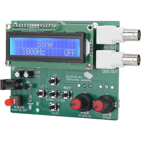 Module générateur de signaux fonctionnels DDS, compteur de fréquencemètre de source fonctionnelle 1 Hz – 65 534 Hz (1/5)