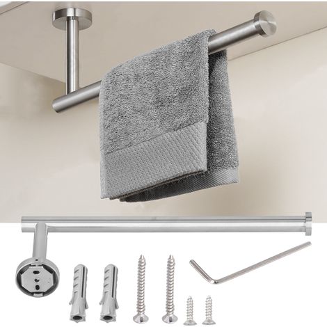 Porte-Serviettes Mural Acier Inox 304 Porte-Papier Hygienique Rouleau Toilette (1/5)
