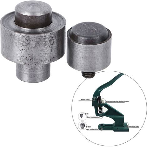 Machine à œillets manuelle 20mm pour pose de pressions et œillets métalliques