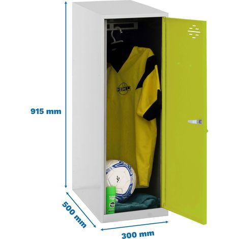 Simonrack Simonlocker Dism Möbelregal grau und grün