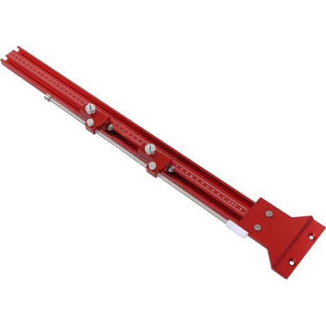 Système de rails de guidage parallèles en alliage d'aluminium, échelle de précision pour scie circulaire à bois, rail de guidage pour le pointage (1/5)