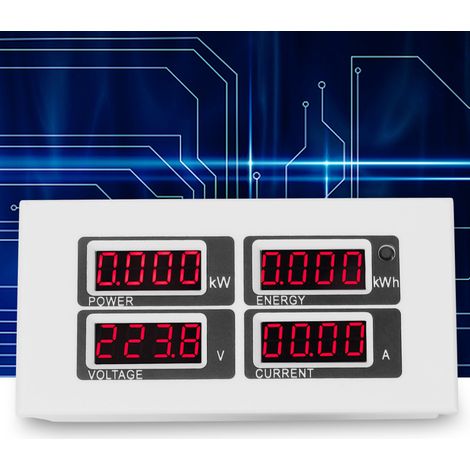 Multifunktionales Wechselstrom-LED-Messgerät für Strom, Spannung, Leistung und Energie (PZEM0-004 (Testspulentransformator-USB-Adapter)) (1/5)