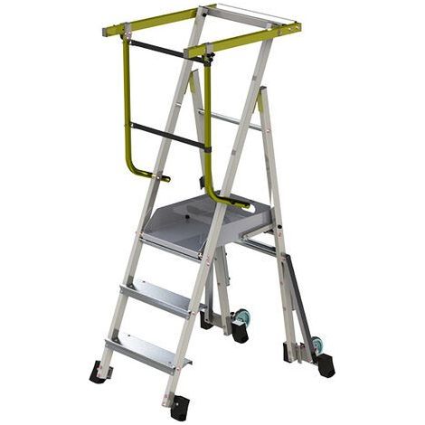 Escabeau 5 marches - Hauteur max. de travail 3.25m - PAM5 (1/5)