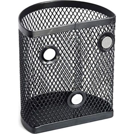 Porte-Crayon Magnétique - Panier Rangement Maille Pour Frigo Bureau Tableau Blanc - 1 Pièce (1/5)