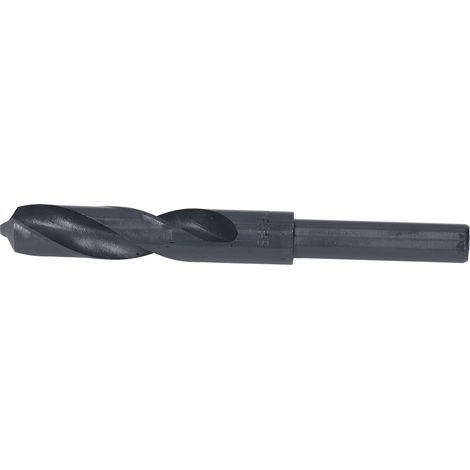 Foret à tige raccourcie, acier rapide, foret hélicoïdal noir, adapté au fer, diamètre de tige 1/2 pouce, 17,5 mm. (1/5)