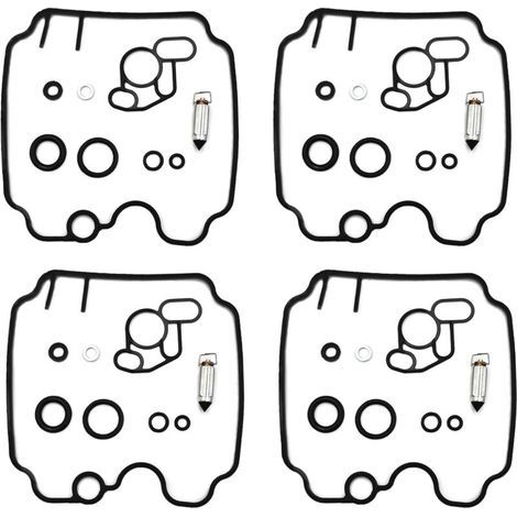 Hippotech Lot de 4 Kits de Réparation de Carburateur de Moto Remplacement pour Yamaha XJ 600 XJ600S Diversion 1992 XJ600N 1994-1995 (1/2)