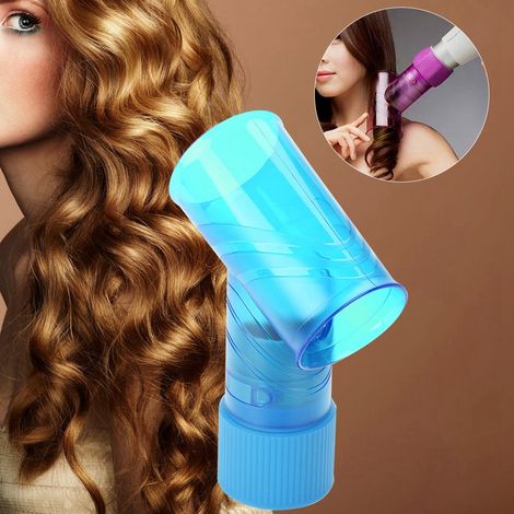 Séchoir à Cheveux Professionnel avec Diffuseur pour Cheveux Bouclés, Usage Salon et Domicile (Bleu) (1/5)