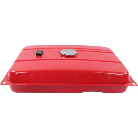 Réservoir de carburant rectangulaire rouge 5,8 gallons pour générateur, bidon d'essence robuste, boîte à huile (1/5)