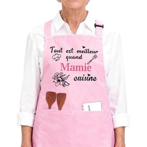 Tablier de Cuisine Réglable Tablier de Cuisine BBQ Café Restaurant (1/5)