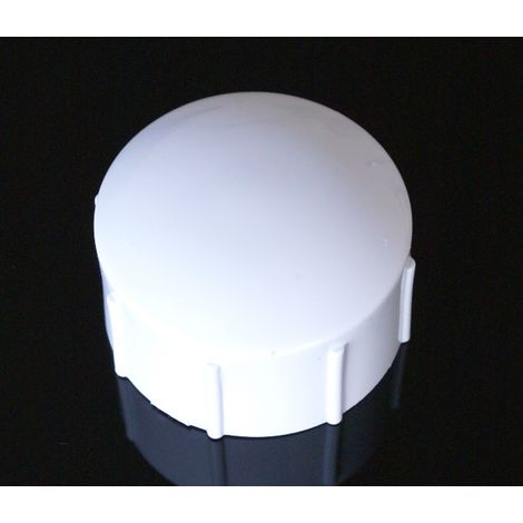 Bouchon en ABS blanc 1"1/2 (l'unité) (1/3)