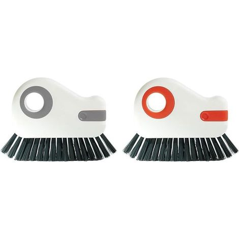 Brosse de nettoyage de rainure de fenêtre 2 en 1, brosse de Rail de fenêtre, outils ménagers, fournitures de nettoyage de vitres (1/5)