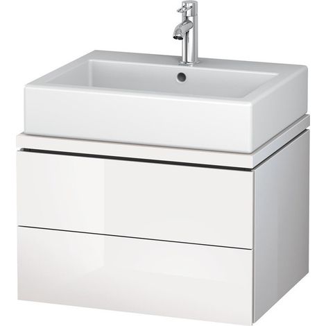 L-CUBE mobile lavabo 620x477x400mm Ciliegio del Ticino
