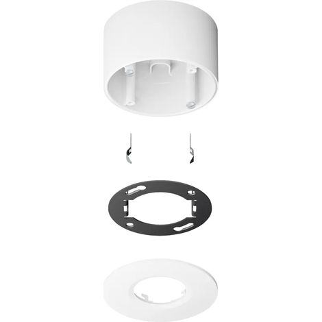 Jung Aufputz-Set für KNX Präsenzmelder / Automatikschalter, Thermoplast, alpinweiß PMM-AP-SET-WW