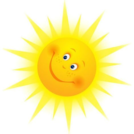 1pièce Autocollant Mural Pvc Auto-adhésif Amovible Soleil Souriant pour Chambre Garçon Fille Décoration Facile à Poser sans Résidu (1/5)