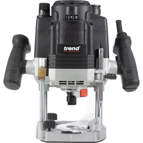 Trend T8 Fresatrice da Officina a Immersione Doppio Modo 12mm, Progettata per Uso Manuale e su Banco Fresatrice, 2200 W, 230V, Nero, T8EK/EURO (1/4)