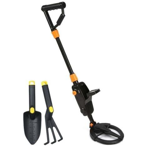 Détecteur de métaux souterrain Gold Digger Treasure Hunter Outil de recherche de trésors avec pelle à sable et support pour enfants (avec pelle et support),de DEBUNS
