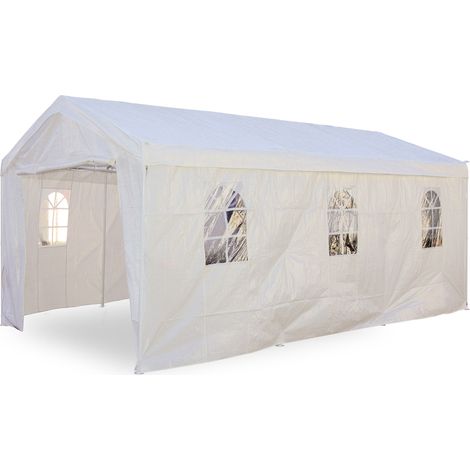 Tendostruttura 4x8m in Metallo Morel Garage Bianco