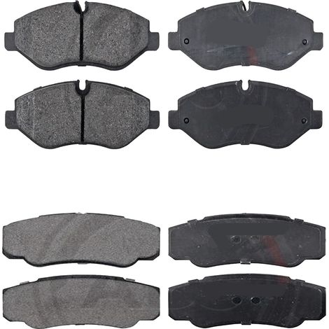 KIT PASTIGLIE FRENO ANTERIORI E POSTERIORI compatibile con BMW 3 (F30,F80,F31,F34) / PASTIGLIE FRENANTI AUTO OEM FDB4611FDB4489FDB4662,FDB4663FDB4670 / SOSTITUZIONE DIRETTA / BASSA POLVERE / SILENZIOS