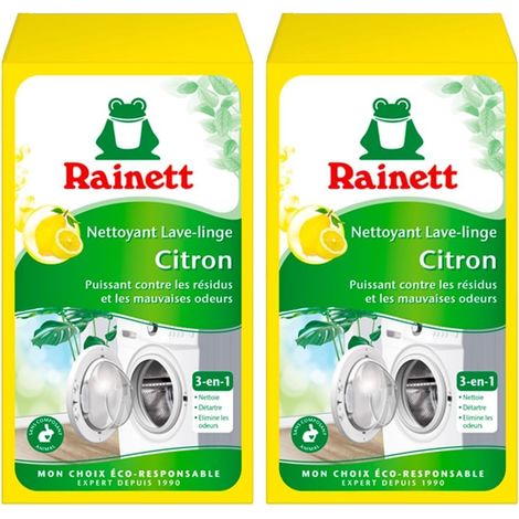 Nettoyant Lave-Linge - Nettoie & Détartre les Différents Éléments de la Machine à Laver - Au Citron - Assainit & Désodorise - Formule 3-en-1-1 Dose de 250 g (Lot de 2) (1/5)