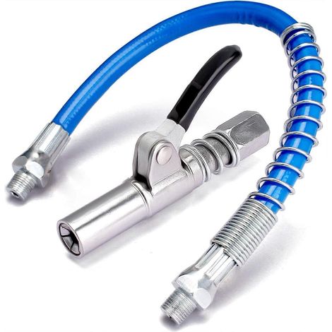 Raccord de pistolet à graisse pour pompe à graisse, graisseur, avec tuyau flexible, connecteur de type G, facile à installer et à retirer (1/5)