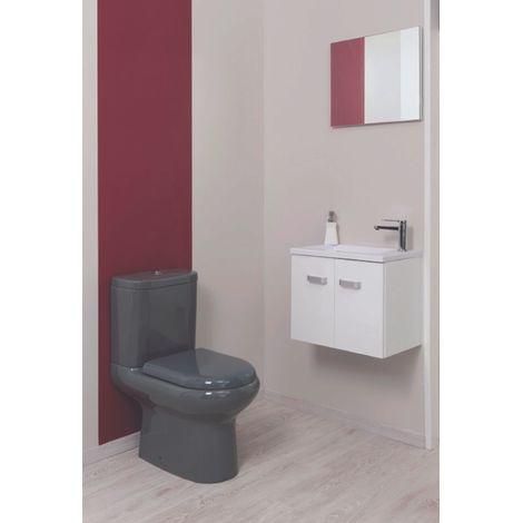 ONDEE - Lavamanos EPICE - con espejo - 50cm - Lacado - Entregado en kit - blanco (1/5)
