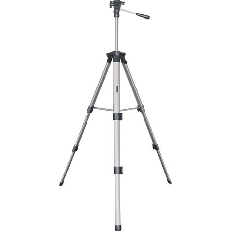 Treppiede compatto in alluminio adatto a livelle laser regolabile fino a 150 cm (1/4)