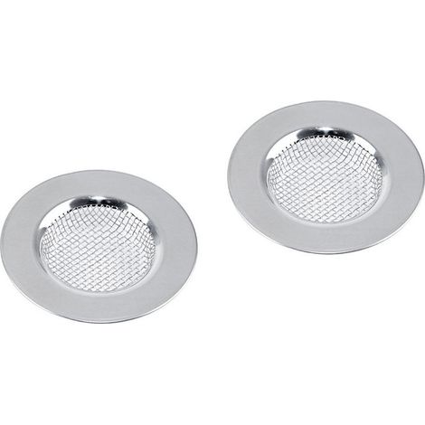 Colador de fregadero de acero de 6,5 cm, 2 uds.