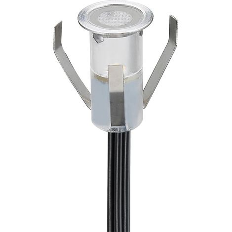 Lot de 10 Lampe de Spot LED Mini Ø18mm Eclairage encastré Inox pour Terrasse Enterré Plafonnier, IP67 Etanche DC12V Lumière Extérieure pour Chemin Escalier Paysage Etape (Blanc Chaud) (1/5)