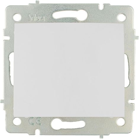 Tapa Ciega de Empotrar Blanca Serie Europa Solera ERP75 (1/2)