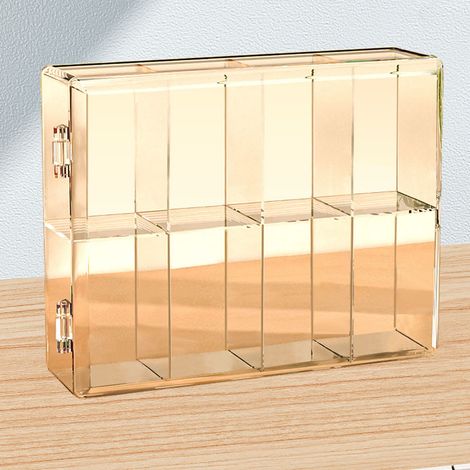 Anime-Aufbewahrungsbox mit 8 transparenten Fächern für Figuren – Rundumschutz und optimale Übersicht zu Hause (1/5)