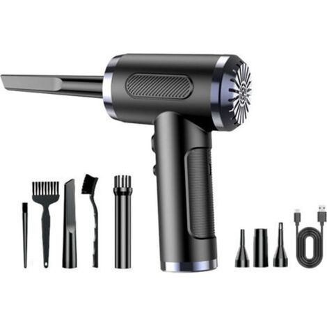 Soffiatore d'aria senza fili – 3 velocità, 50.000 giri/minuto, batteria da 6000 mAh, per PC, tastiera, auto e divano