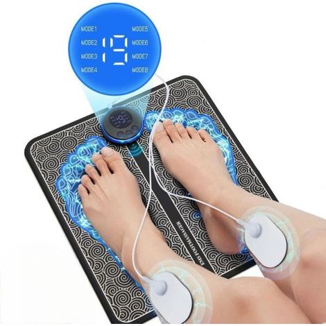 Elettrostimolatore EMS piedi massaggiatore plantare elettrico USB circolazione
