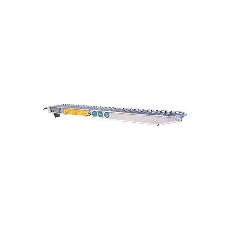Maxter – Rampe de chargement aluminium 2m – Charge maximale 3200kg – Lot de 2 rampes – Dimensions 2000mm x 300mm x 85mm (1/2)