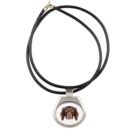 Münsterländer - collar con una foto e inscripción geométrica de Art-Dog (1/3)