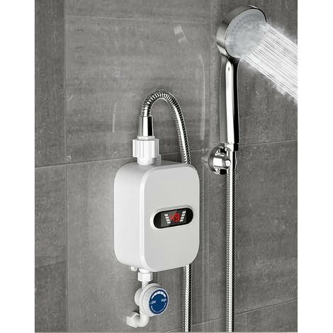 Gabrielle – Chauffe-eau instantané électrique 3500W 220V – Compact pour cuisine et salle de bain – Affichage LED – Étanchéité IPX4