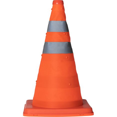 alca® Warnkegel Sicherheitskegel Verkehrskegel faltbare reflektierender Pylone orange