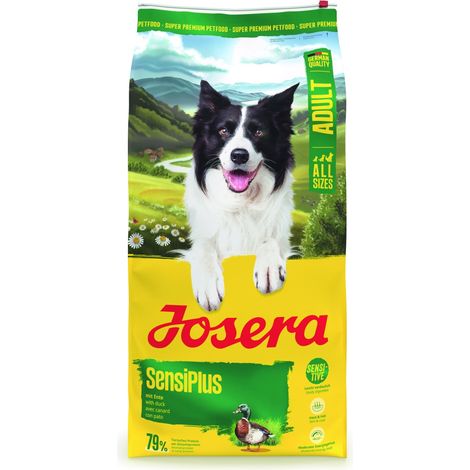 Josera SensiPlus Hundetrockenfutter Adult Sensitive 12,5 kg, Ente Trockenfutter für Hunde