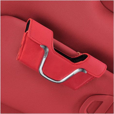 Organiseur multifonctionnel pour lunettes de soleil, étui en cuir pour lunettes de soleil pour voiture, pare-soleil en cuir pour voiture, pare-soleil en cuir avec clip (rouge) (1/5)