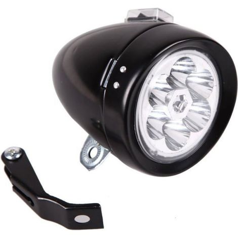 Phare Vélo - 6 LED - Étanche IPX5 - Angle Vision 160° - Pour Vélo et Trottinette - 1 Unité (1/5)