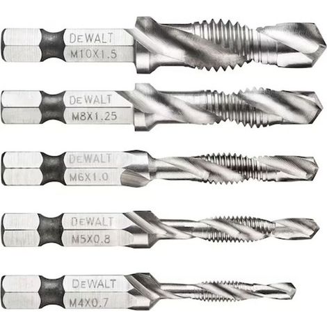 Bardusch - Foret à tarauder 156 mm emmanchement Hexagonal - - 5 pièces - DT50060-QZ (1/3)