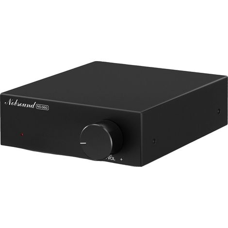 Amplificador digital, 60 W por canal, entrada RCA, 2.0 canales, diseño compacto, fuente de alimentación eficiente. (1/5)