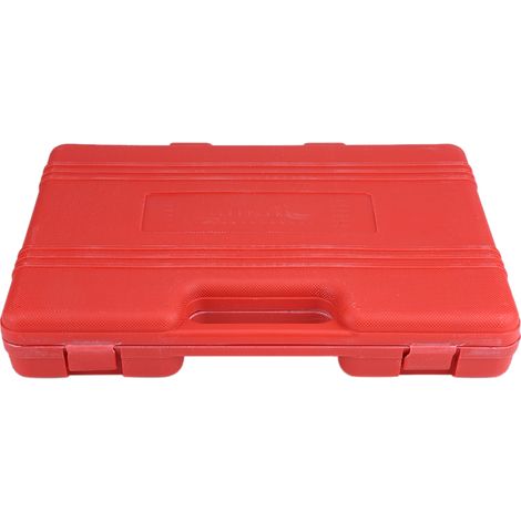 Kit de 23 outils universels débrochage bornes auto, métal caoutchouc rouge noir, pour connecteurs ronds plats, mallette plastique (1/5)