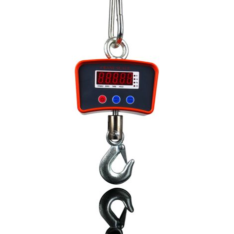 Báscula de gancho electrónica 1t 1000 kg, báscula de gancho, báscula industrial, con display wagPRO H1000 (1/5)