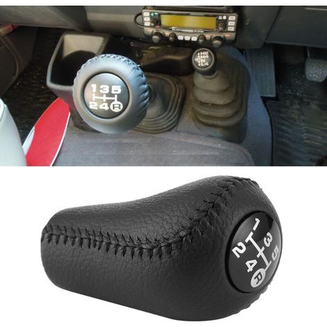 Pommeau de vitesse Leather Toyota 33504-20120-C0 Knob avec couvercle (1/5)