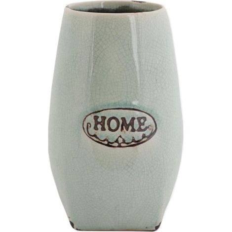 Vaso da fiori in ceramica in stile vintage color menta (1/2)