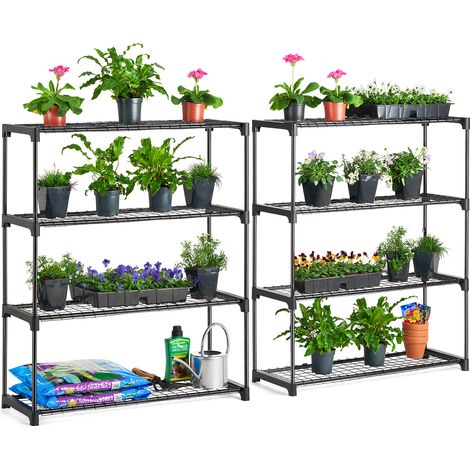 4 Tier Greenhouse Staging - Double Pack